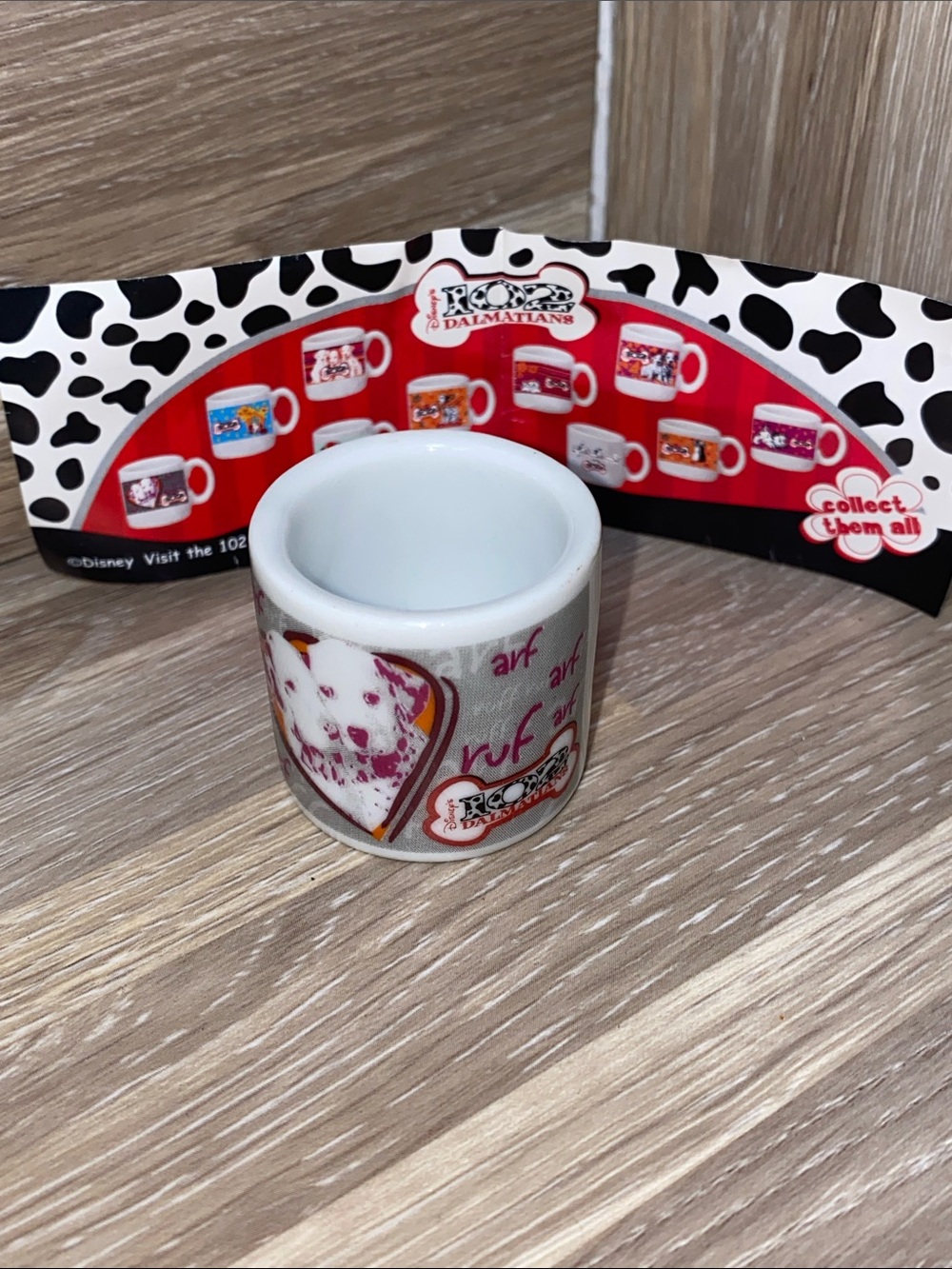 Disney 101 Dalmatians Mini Mug with Red and White Artwork